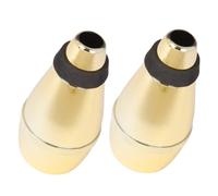 LALADEFIEE 2piezas Sordina Recta Para Trompeta Silenciador Totalmente Cerrado Accesorios De Instrumento Musical Reducción De Ruido y Estilo Elegante