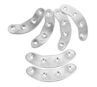 LALADEFIEE 3 Pares Placas Metálicas para Tacón Protectores de Talón Resistente y Reemplazo de Suela para Hombre Alta Durabilidad Fácil Instalación para Botas y Uso Diario al Aire