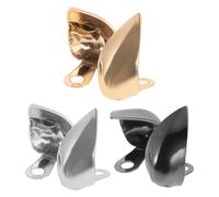 LALADEFIEE 3 Pares Protectores Metálicos para Tacones Altos Cubrepuntas 11X19 CM Protección Antiarañazos para Zapatos de Tacón Uso Diario y Ocasiones Obsequios