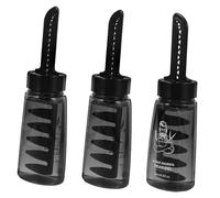 LALADEFIEE 3 piezas Botella Aplicadora para Gel de Peinar con Peine Integrado de Unidades de Herramienta para Peinado Masculino Fácil de Usar y Transportar