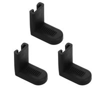 LALADEFIEE 3 piezas Gancho de Goma Antideslizante para Montaje de Caja de Batería Accesorio de Repuesto para Soporte de Altura de Compatible con Ancla de Bombo y Garra para