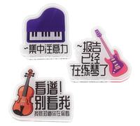 LALADEFIEE 3 pinzas para libros de partituras: soporte de plástico para partituras, pinzas para papel, accesorios de guitarra para piano, guitarra, violín, instrumentos musicales, lectura de libros.