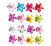 LALADEFIEE 30 Piezas Pinzas Cabello Flores Bohemias, Pasadores Cabello, Tejido E Hierro, Fáciles de Sujetar y Cómodas de Llevar, para Novia y Dama de Honor Color Aleatorio
