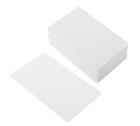 LALADEFIEE 30 Tarjetas de Pvc Negras con Chip para Sistema de Control de Acceso, Material Pvc Resistente y Fácil de Imprimir, Ideales para Tarjetas de Visita y Membresía