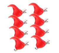 LALADEFIEE 4 Pares Pinzas para Cabello Cuernos de Demonio Ox Horn Creativos Accesorios Góticos para Halloween Fiesta y Disfraces Mujer