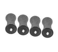 LALADEFIEE 4 piezas Cabezas de Rodillo de Repuesto para Eléctrica de Pies Accesorio Pedicura para Eliminar Durezas y Callos Recambio Duradero y Lavable para Cuidado Profesional Casa