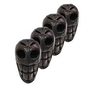 LALADEFIEE 4 Piezas tijeras de peluquero reemplazo de peluqueria accesorios para silenciador de tijera de pelo reemplazo del silenciador de corte de cabello accesorios de barbero Metal Negro