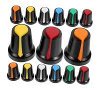LALADEFIEE 48 Piezas Perillas De Volumen Para Guitarra Eléctrica Perillas De Control De Volumen y Tono Moleteadas Para Guitarra