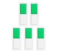 LALADEFIEE 5 Piezas Señales de Privacidad Deslizantes para Puerta 10x4 Cm, Acrílicas, para Sala de Conferencias y Baño, Indicador de Estado Rápido y Personalizable