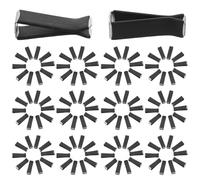 LALADEFIEE 50 Clips para Ventilación de Coche Clip para Ambientador de Aire Acondicionado Color Negro Diseño Compacto Compatible Todos los Vehículos Accesorio para Difusor de