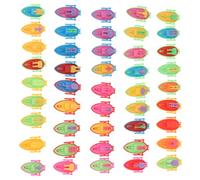 LALADEFIEE 50 Piezas de Barco PVC, Modelo de Juguete Educativo Multifuncional, Adorno para Fotos y Colección, Tamaño Pequeño, Colores Surtidos, Adecuado para Juegos Creativos Color Aleatorio