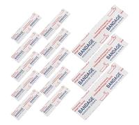 LALADEFIEE 50 Piezas Tiras para Heridas Transpirables para Cicatrizar Cinta para Fijación Cutánea Cierre en Forma de Ala Cinta Adhesiva Piel Cuidado de Emergencia