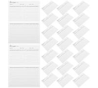 LALADEFIEE 50 tarjetas de recetas Kraft en de 4" x 6" con índice de recetas de cartulina gruesa en con líneas para organizar cajas y planificar comidas, listas de ingredientes de alimentos