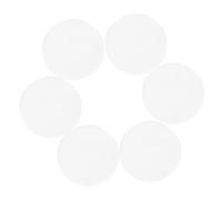 LALADEFIEE 6 Lentes Convexas Transparentes de Acrílico para Enseñanza y Experimentos Científicos, Livianos y Bien Pulidos, Ideales para Laboratorio de Física Básica