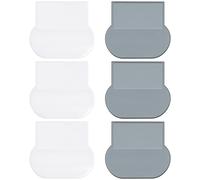 LALADEFIEE 6 Piezas Elevador de Asiento de Inodoro Ligero de PC Asa para Evitar Tocar la Manija, Fácil de Limpiar, Adecuado para Uso en Baño y Hotel
