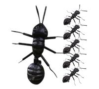 LALADEFIEE 6 Piezas Figuras de Hormigas Simuladas Decoración Creativa para Escritorio Jardín y Hogar con Detalles Delicados y Reutilizables