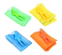 LALADEFIEE 6 Piezas Juguetes Paracaídas para Mini Soldados Lanzables al Aire Estilos Aleatorios de Paracaídas para Niñas