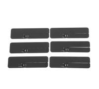 LALADEFIEE 6 Piezas Soporte Plegable Ultrafino para Teléfono Respaldo Adhesivo, Compatible Carga Inalámbrica, Diseño Delgado de Acero Inoxidable para Escritorios y Mesas de Noche