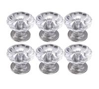 LALADEFIEE 6 Pomos Decorativos para Muebles de Plástico Diseño Creativo, Fáciles de Instalar para Cajones y Mesas de Noche