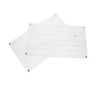 LALADEFIEE 66cuadrículas Caja De Almacenamiento Acrílica Transparente Para Dijes De Uñas y Joyas Organizador De Compartimentos Para Almacenar Gemas y Herramientas De Manicura