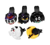 LALADEFIEE 6piezas Clip De Ventilación Para Coche Decoración De Halloween Calaveras y Fantasmas Ambientador De Para Aire Acondicionado Para Decorar y Aromatizar Tu Vehículo