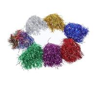 LALADEFIEE 7 Pelucas Brillantes para Mujer Cabello Falso de Moda, Hechas de Alambre de Alta Temperatura, Fáciles de Peinar para Fiestas de Disco y Disfraces Cleopatra