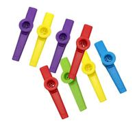 LALADEFIEE 8 Kazoos de Plástico Portátiles para Niños y Niñas, Fácil de Usar sin Necesidad de Teoría Musical, Adecuado para Actividades al Aire Libre y Fiestas Color Aleatorio