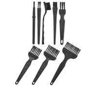 LALADEFIEE 8 piezas Cepillo de Limpieza para Afeitadora Eléctrico con Mango Antideslizante para Cuchillas Recortadoras y Electrodomésticos para Ranuras Finas y Teclados