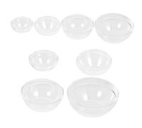 LALADEFIEE 8piezas Bol Para Esencial De Acrílico Transparente Para Salones De Belleza y De Plástico Para De