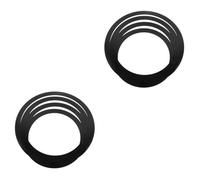 LALADEFIEE 8piezas Kit De Silenciadores Para Tambores De Amortiguación Para Práctica De Percusión Accesorios De Para Batería Para Entrenamiento y Práctica Musical