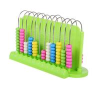 LALADEFIEE Ábaco Educativo para Juguete Matemático de Plástico Seguro Herramienta de Cálculo para Aprendizaje y Desarrollo Cerebral Infantil