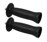 LALADEFIEE Accesorio Empuñadura de Mango Antideslizante para Amoladora Angular, Juego de 2 Piezas en Plástico Negro, Compatible con Máquinas Pulidoras para Mejor Control