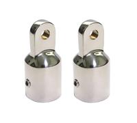 LALADEFIEE Accesorios Bimini de Acero Inoxidable 316 para Embarcación y Barco, 2 Piezas Acabado Espejo y Diseño Suave sin Rebabas, Ideales para Condiciones Climáticas Variadas