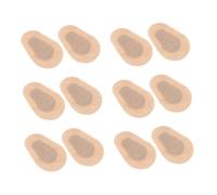 LALADEFIEE Adhesivos para Ojos Transpirable 6 Pares 7.5x5 Cm para Cuidado de Heridas Postoperatorias y Traumáticas Uso Personal Material No Tejido Estilo Aleatorio