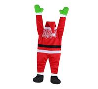 LALADEFIEE Adorno Colgante de Papá Noel Decoración de Papá Noel Adornos de Papá Noel Papá Noel Colgante de Navidad Juguete de Papá Noel Trepador