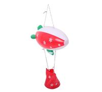 LALADEFIEE Adorno Inflable Nave Espacial Navidad Resistente al Clima para Jardín Exterior Decoración Festiva Colgante para Fiestas y Celebraciones