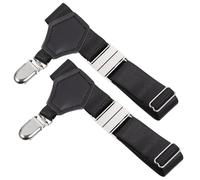 LALADEFIEE Ajustable de Nylon Negro para Mujer, Arnés de Liga Único Elástico, Accesorio Multiusos para Lencería, Boda y Uso Diario, 1 Unidad