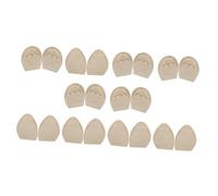 LALADEFIEE Almohadillas Antepié y Puntera para Zapatos, Insertos de Esponja y Reutilizables, Ajuste de Talla para Tacones y Deportivas, 10 Pares (5 Punta Redonda 5 Punta Afilada),