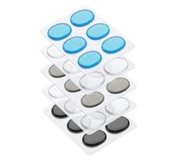LALADEFIEE Almohadillas Autoadhesivas de Silicona Paquete de 30 Piezas en 5 Hojas Amortiguadores Silenciosos Buena Ductilidad y Ajuste Cercano para Batería y Percusión