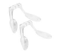 LALADEFIEE Almohadillas Nasales de Silicona Flexibles para Gafas 2 Unidades Soporte Nasal Antideslizante para Monturas Infantiles Repuesto Cómodo para Gafas de Sol y Montura Completa
