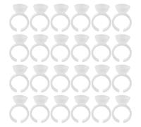 LALADEFIEE Anillos Porta Pigmentos para Tatuajes 500 Unidades Pequeños de para Pegamento de Pestañas y Microblading Uso Profesional Salones de Belleza