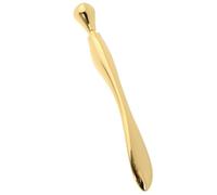 LALADEFIEE Aplicador para Aliviar Fatiga y Reducir Ojeras de Crema para Ojos de Aleación de Zinc Dorado, Masajeador Facial Delicado Herramienta Simple para Cuidado Diario