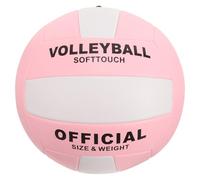 LALADEFIEE Balón de Voleibol Oficial Tamaño 5 de Poliuretano para Entrenamiento en Interiores, Cosido a Máquina, Adecuado para Principiantes y Profesionales en Competencias