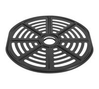 LALADEFIEE Bandeja de Repuesto para Freidora de Aire Negra 19X18 CM Placa Crujiente Antiadherente Estante para Cocinar al Vapor y Asar Accesorios para Freidora de Aire Fácil Limpieza y