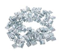 LALADEFIEE Bloques de Contrapeso para Neumáticos de Coche Grandes de Aleación de Aluminio y Acero Juego de 100 Piezas de 10 G Gancho para Equilibrado y Reparación Accesorios para