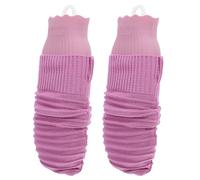 LALADEFIEE Bolsa de Agua Caliente de Silicona Grande Funda de Punto Calentador de Manos Portátil Resistente a Fugas Color Lila Textura Ondulada Adecuado para Aliviar Dolores y Uso