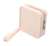 LALADEFIEE Bolsa de Silicona para Tampones y Compresas Cremallera, Portátil y Conveniente, Diseño Compacto para Jóvenes en Su Primer Periodo Menstrual, Color Azul