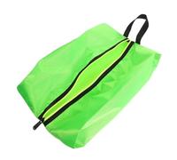 LALADEFIEE Bolsa para Zapatos de Viaje Fluorescente Verde, Organizador Portátil Colgante, Material Resistente, Unisex, Ahorro de Espacio para Equipaje y Protección contra Polvo y Humedad