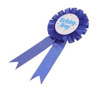 LALADEFIEE Broche de Cumpleaños para Azul, Insignia de Hojalata Diseño Especial, Pin de Botón para Fiesta de Cumpleaños, Accesorio Decorativo para Celebración Infantil