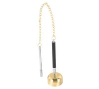 LALADEFIEE Campana De Mano De Cobre Para Budismo Instrumento De Percusión Portátil Para Templos y Ceremonias Sonido y Dulce Diseño Ergonómico y Duradero Para Uso Familiar y Espiritual